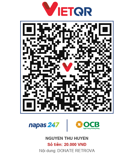 Mã QR Ủng hộ 20.000đ