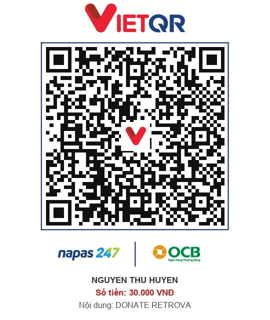 Mã QR Ủng hộ 30.000đ